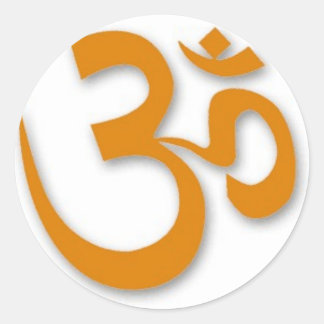 OM Store voor Yoga Ronde Sticker