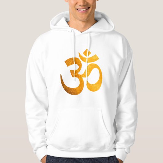 Om sweat - shirt à capuche, Sweatshirt avec Om Sym (Devant)