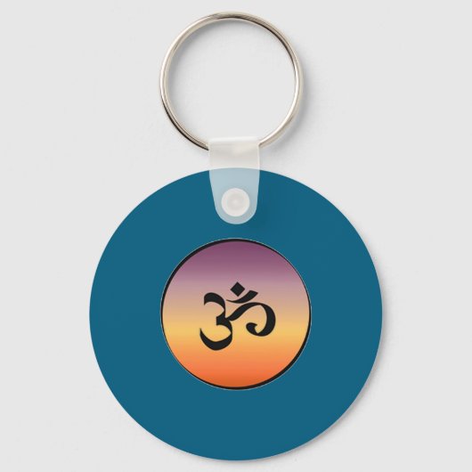 Om Symbol _1 Sleutelhanger (Voorkant)