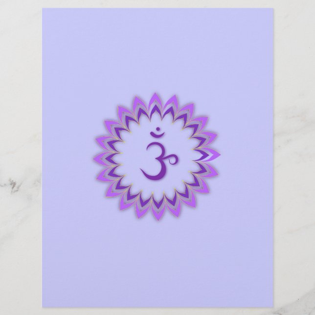 Om Symbol / Crown Chakra (Voorkant)