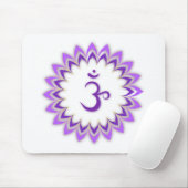 Om Symbol / Crown Chakra Muismat (Met muis)