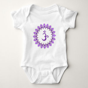 Om Symbol / Crown Chakra Romper