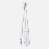 Om Symbol / Crown Chakra Stropdas (Achterkant)