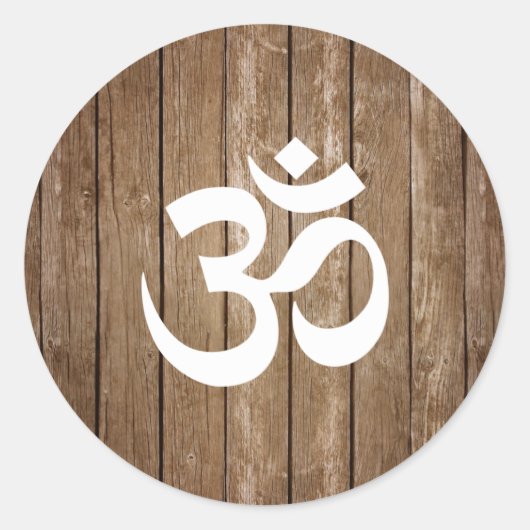 Om Symbol Sticker (Voorkant)