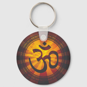 om-symbool afdrukken sleutelhanger