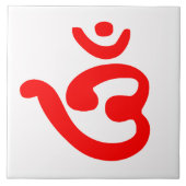 OM-symbool (Bengali) Tegeltje (Voorkant)