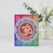 OM-symbool briefkaart (Staand voorkant)