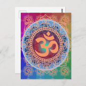 OM-symbool briefkaart (Voorkant / Achterkant)