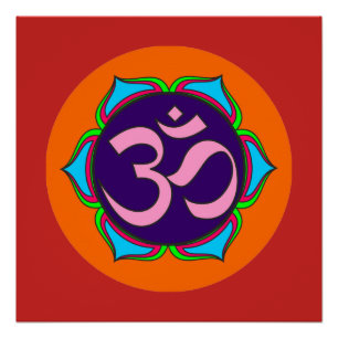om symbool heilig boeddhisme religie zen yoga - bl perfect poster