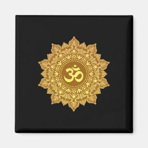 Om Symbool Mandala Heilige Geometrie Zen Yoga Medi Magneet
