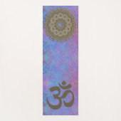 om symbool mandala yoga mat (Voorkant)