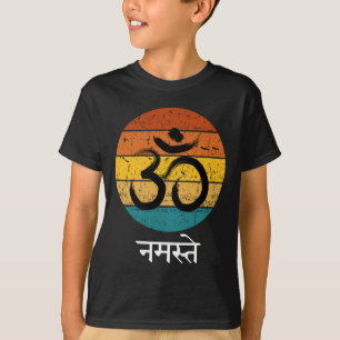 Om Symbool Namaste Ohm Hindoe Zen Tantra Yoga Gees T-shirt