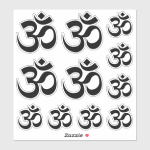 OM Symbool Ohm Yoga Spiritueel Boeddhisme Sticker