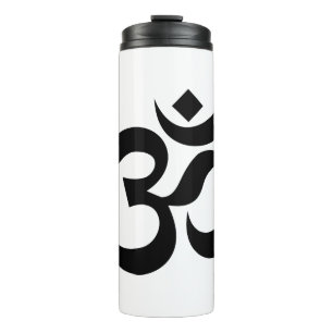 OM Symbool Ohm Yoga Spiritueel Boeddhisme Thermosbeker