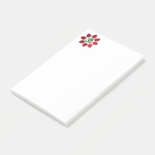 Om-symbool Post-it® Notes (Schuin)