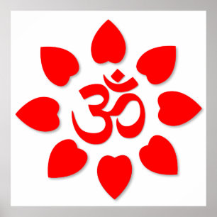 Om-symbool Poster