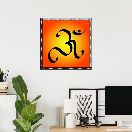 OM-symbool Poster (Thuiskantoor)