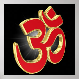 Om-symbool Poster
