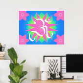 OM-symbool - Poster (Thuiskantoor)