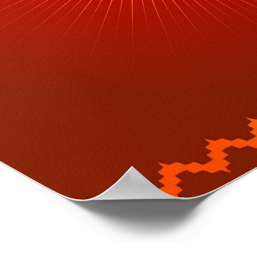 OM-symbool - Poster (Hoek)