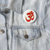 Om-symbool Ronde Button 5,7 Cm (In situ)