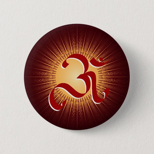 OM-symbool Ronde Button 5,7 Cm (Voorkant)