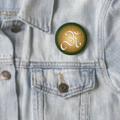 OM-symbool Ronde Button 5,7 Cm (In situ)