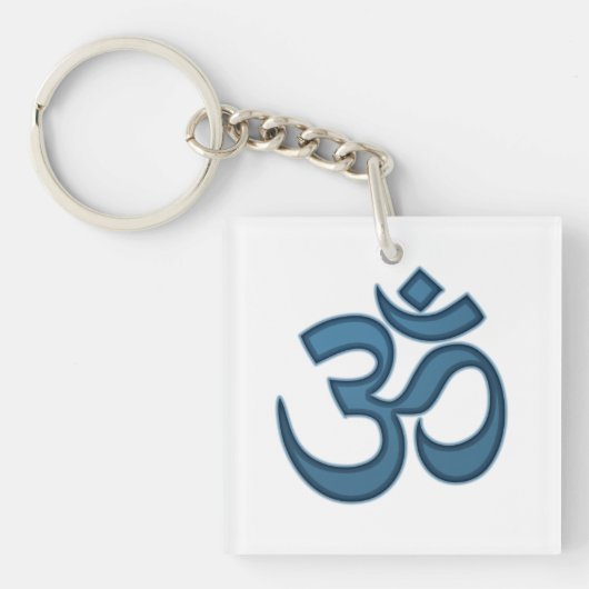 Om-symbool Sleutelhanger (Voorkant)
