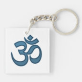 Om-symbool Sleutelhanger (Achterkant)