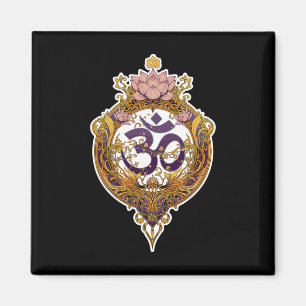 Om Symbool Spirituele Zen Vrede Yoga Meditatie Magneet