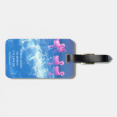 Om te bewegen, om te ademen.. Inspirerend reisprij Bagagelabel (Achterkant horizontaal)