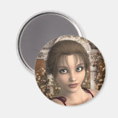 Om te Herfsten in Love Art Magnet Magneet (Voorkant / Achterkant)