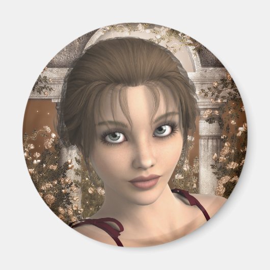 Om te Herfsten in Love Art Magnet Magneet (Voorkant)