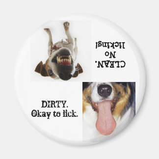 Om te likken of niet te likken vaatwasser magneet