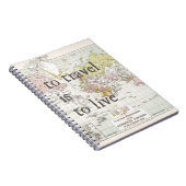 Om te reizen moet je leven notitieboek (Rechterzijde)