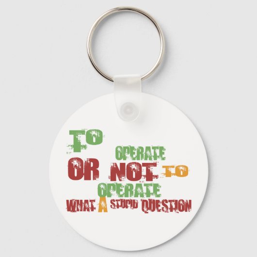 Om te werken sleutelhanger (Voorkant)