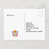 Om te zeggen... aanpasbaar folklore-briefkaart briefkaart (Achterkant)