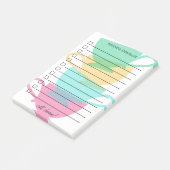 Om Teacup Silhouettes van de Lijst te maken - naam Post-it® Notes (Schuin)