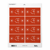 OM traditionnel - Étiquette (Feuille entière)