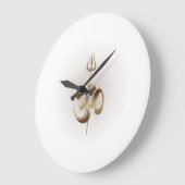 OM-Trishul - Horloge murale (Angle)