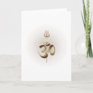 OM-Trishul - Kaart, begroeting / Nota Kaart