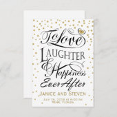 Om van lachen en geluk te houden, ooit na design (Voorkant / Achterkant)