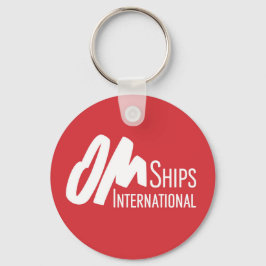 OM verzendt Logo Sleutelhanger