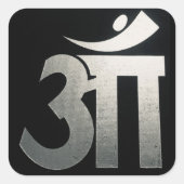 OM VIERKANTE STICKER (Voorkant)