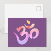 OM, Waterlolor OMansichtkaart Briefkaart (Voorkant / Achterkant)