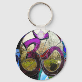 Om Wheel Sleutelhanger