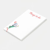 Om Whimsical Owl Mermaid te doen Post-it® Notes (Schuin)