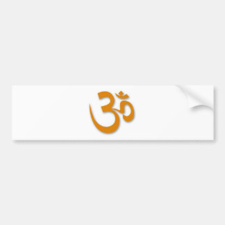 OM-winkel voor Yoga Bumpersticker