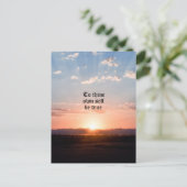 Om zelf te denken briefkaart (Staand voorkant)