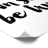 Om zelf waar te zijn poster (Hoek)